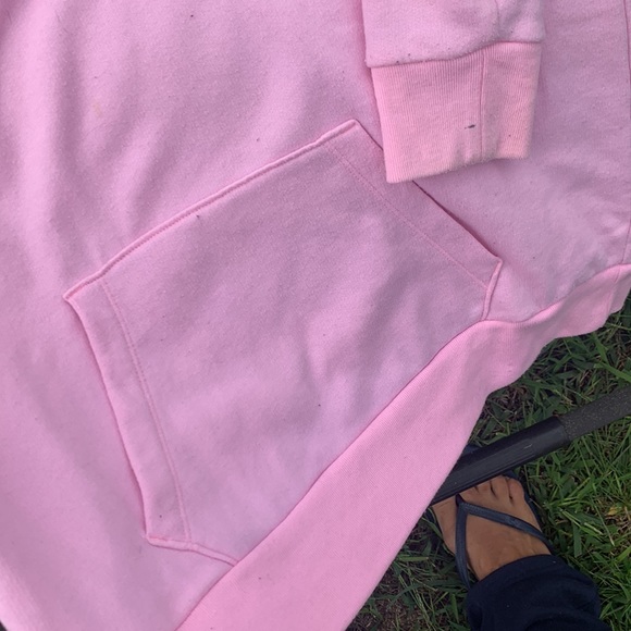 Victoria’s Secret PINK logo pull over hoodie! Size XS - Picture 7 of 9